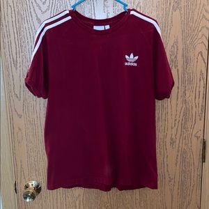 Men’s Adidas T-Shirt Striped Sleeves